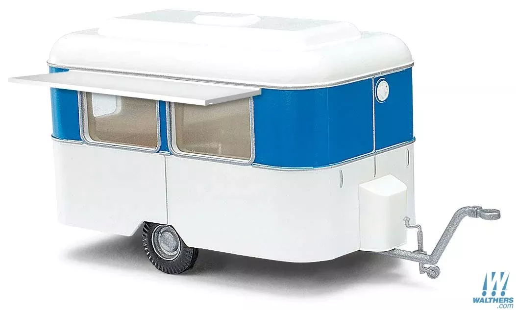 Travel Trailer Vendor HO Scale Figure