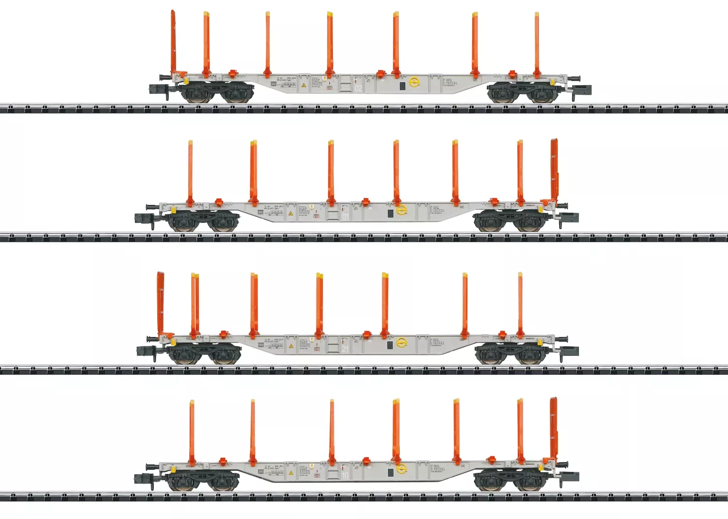 Trix 18710 – Type Sgns KLV Flat Car Set