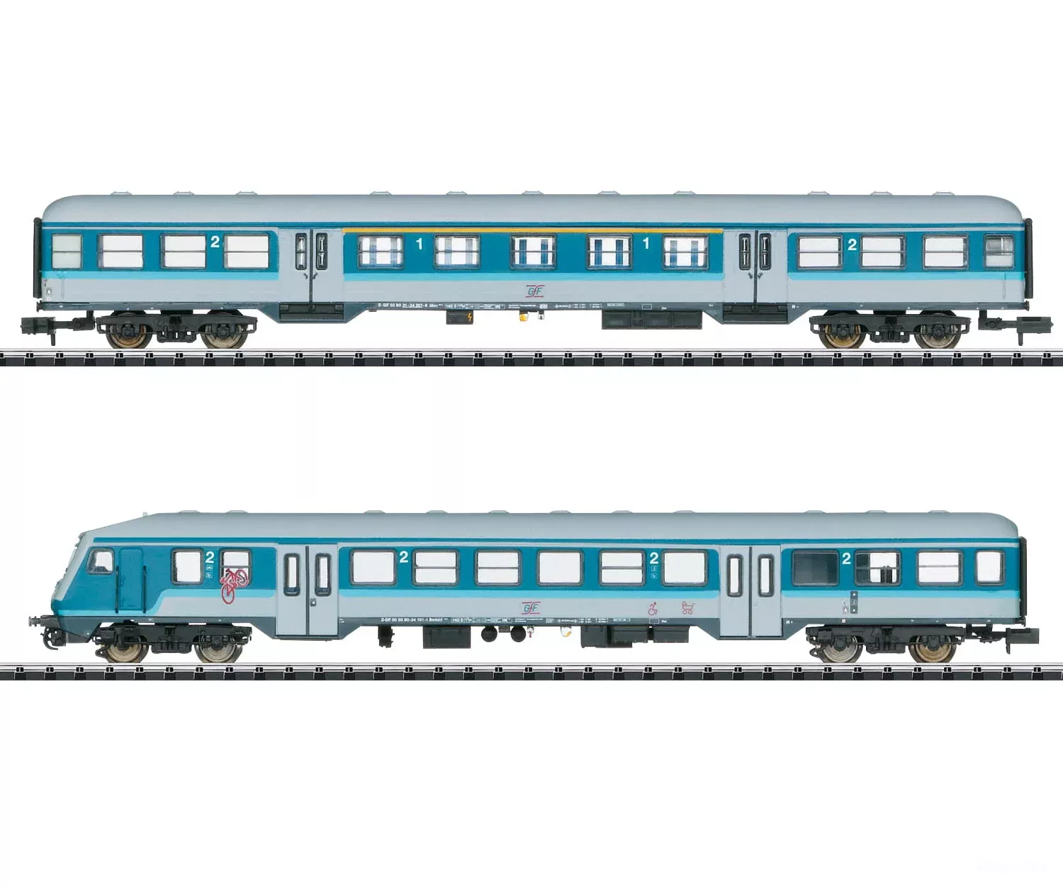 Trix N 18262 Blaulinge Car Set