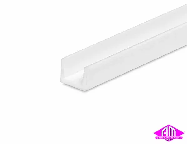 UFS-6 - Styrene - U Channel - 3/16"