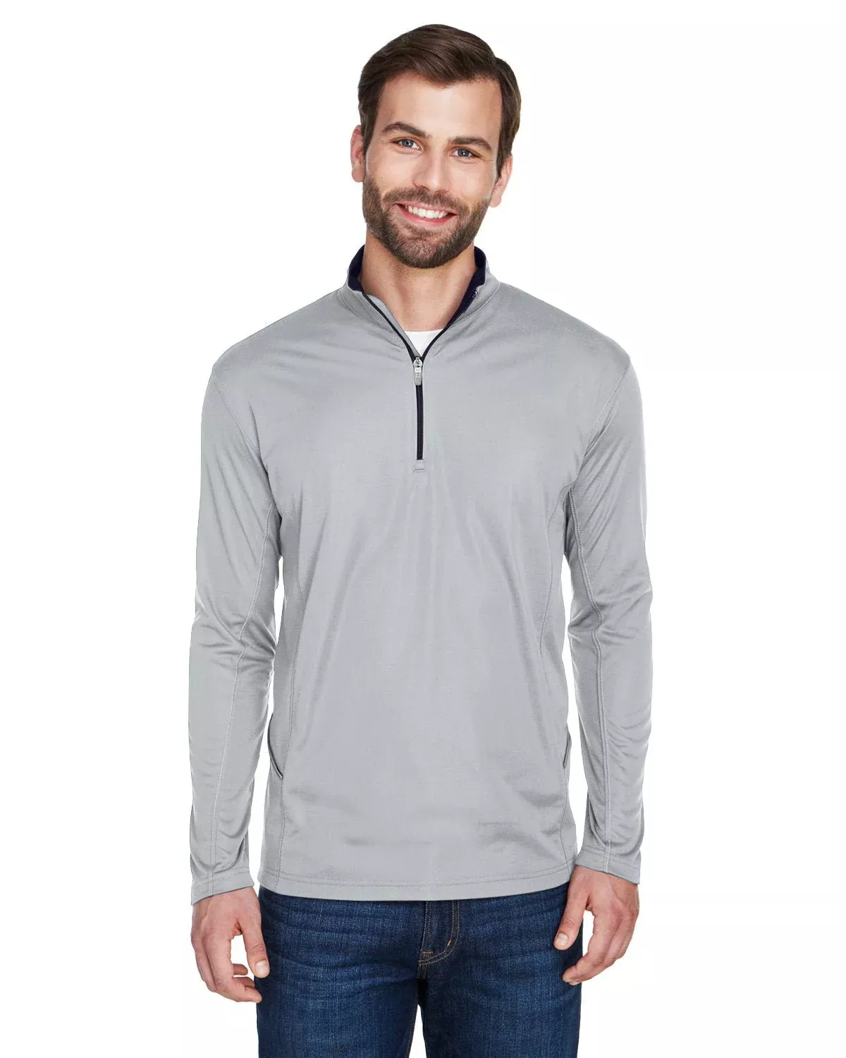 UltraClub 8230 Men’s Cool & Dry Sport Quarter-Zip Pullover