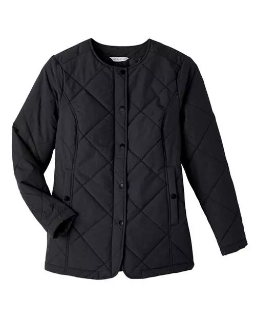 UltraClub UC708W Ladies' Dawson Quilted Hacking Jacket