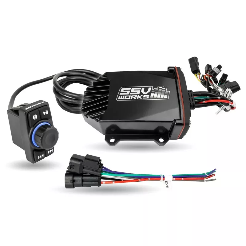 Universal Bluetooth Rocker-Switch Audio-System with 200-Watt Amplifier