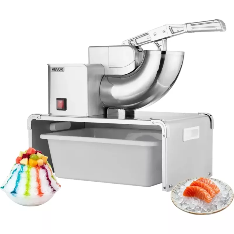 Vevor Ice Shaver Commercial Electric Ice Crusher Machine New