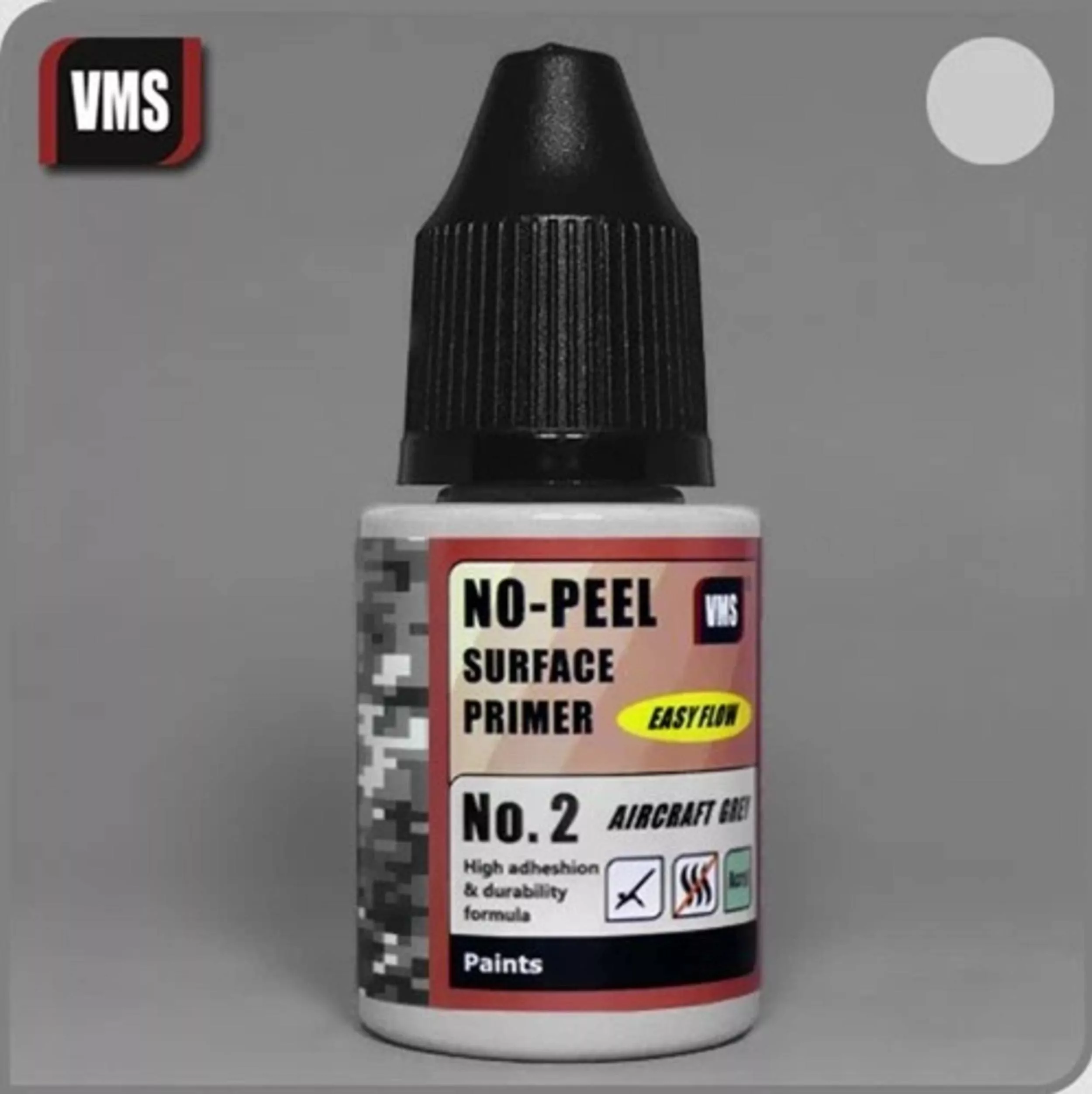 VMS No-Peel Primer No.2 Aircraft Grey 30ml PR02s