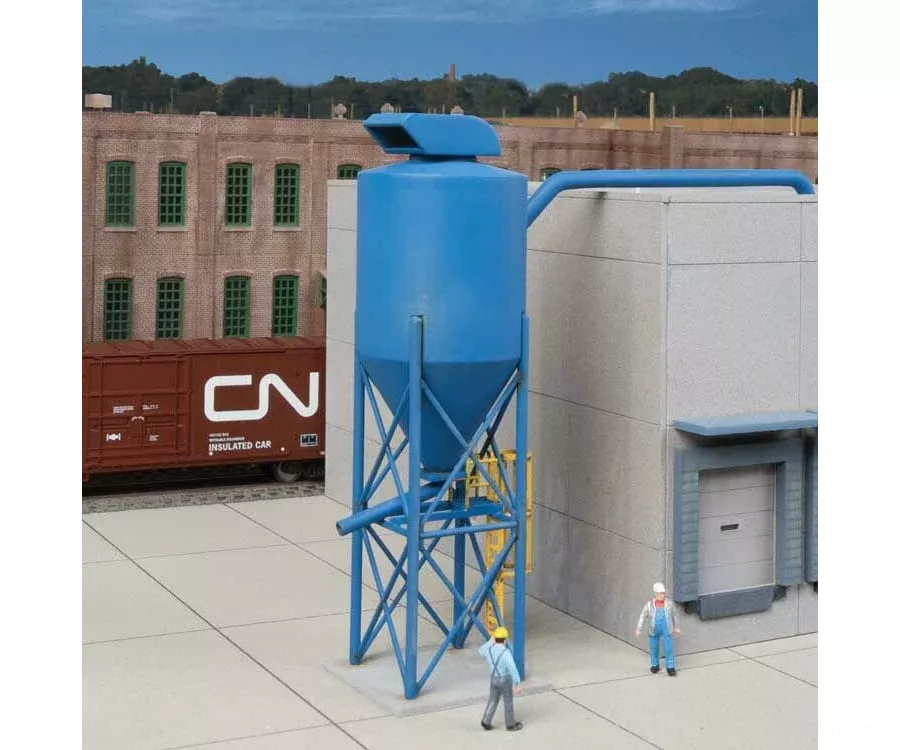 Walthers HO Cornerstone 4087 Particulate Dust Cyclone – Modern Industrial Park – Kit – 1-5/8 x 1-5/8 x 5-3/16″ 4.1 x 4.1 x 13.1cm