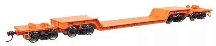 WalthersMainline 81' 8-Axle Depressed Flatcar Santa Fe