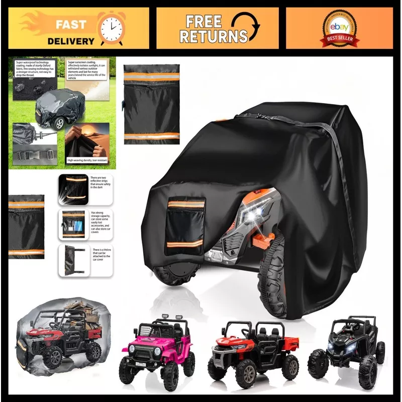 Weatherproof Protective Cover for Kids Electric Ride-On Vehicles