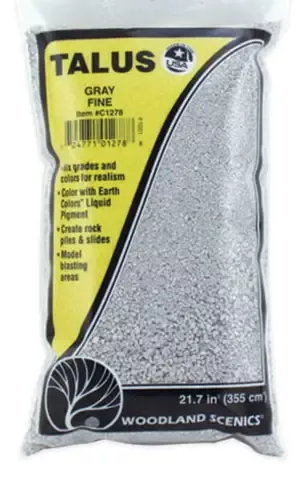 Woodland Scenics 1278 Gray Fine Talus