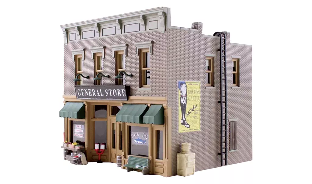 Woodland Scenics BR4925 Lubener’s General Store, N Scale