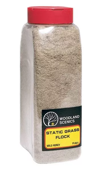 Woodland Scenics FL631 Static Grass Flock Shaker - Wild Honey