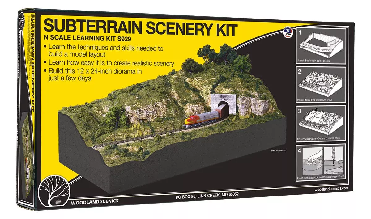 Woodland Scenics S929 N Scale Subterrain Scenery Kit