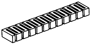 Woodland Scenics ST14407B Sub Terrain, Bulk Riser, 1″