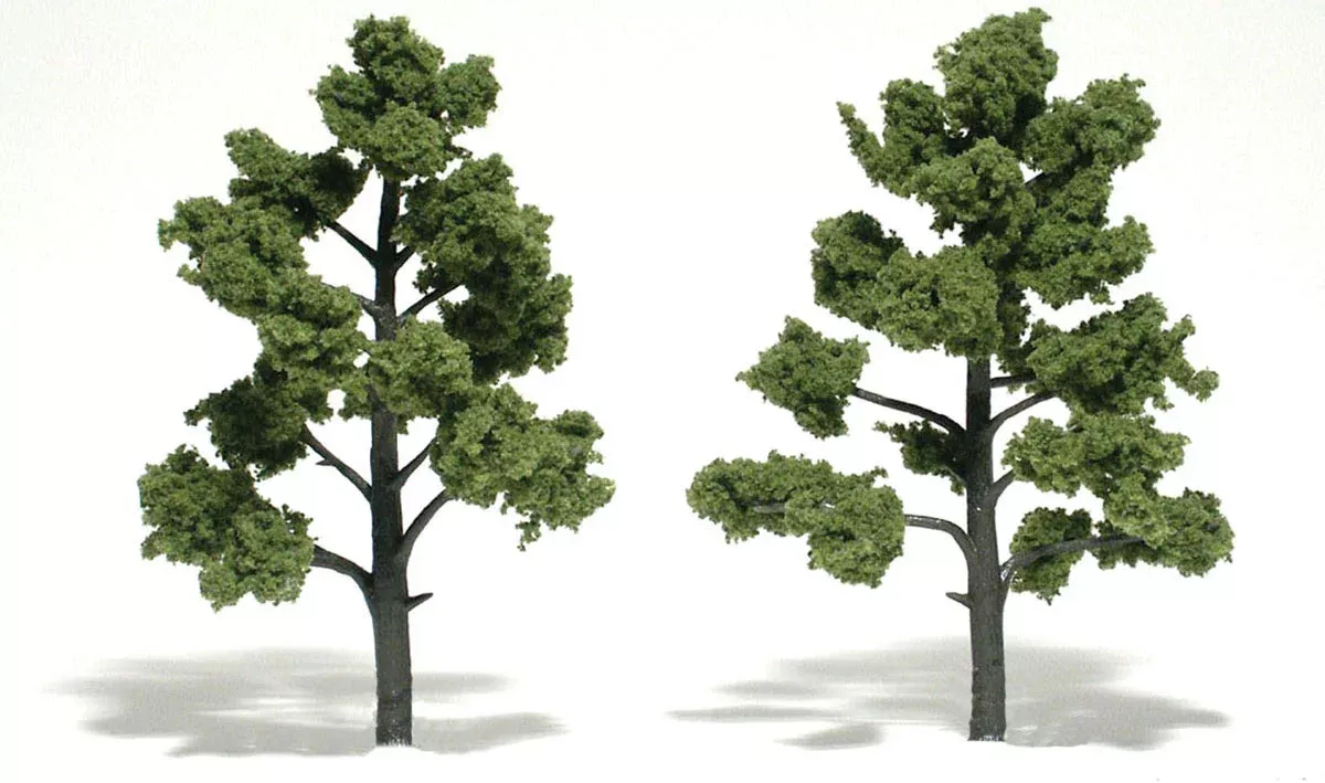 Woodland Scenics TR1512 Ready-Made Tree, Light Green 5-6"