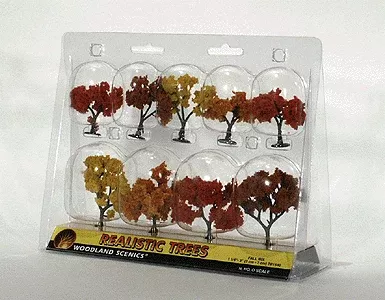 Woodland Scenics TR1540 Ready-Made Tree, Fall 1.25-3