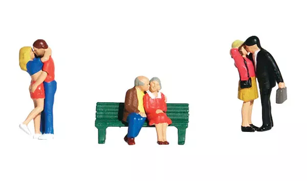 Woodland Scenics WDS1833 Lovers Scale Figures HO Scale