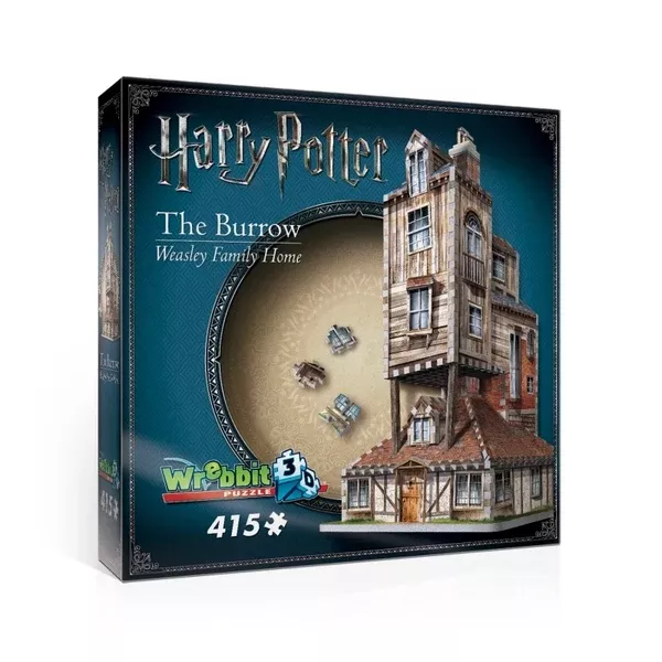 Wrebbit 010118 3D Harry Potter The Burrow Puzzle 415pc